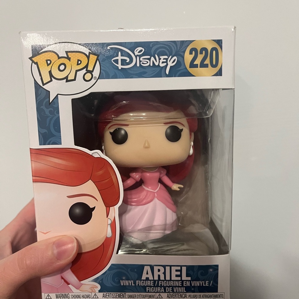 Funko Pop! Disney Ariel Figure in Pink and Red dress #220